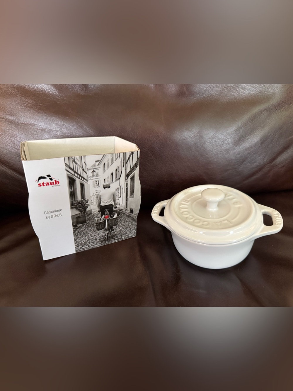 Staub Mini Round Cocotte 10cm - White